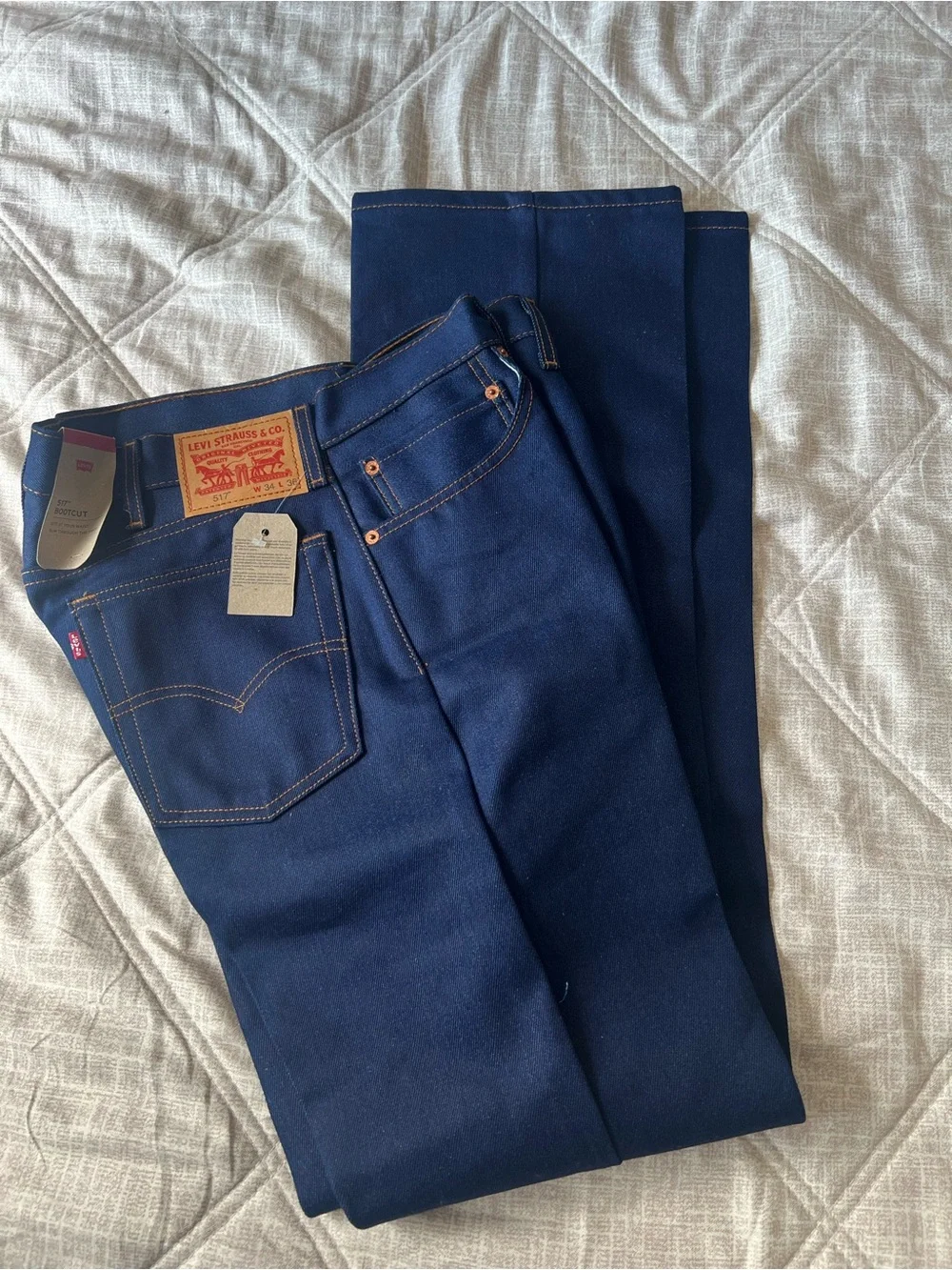 Levi's Men's Navy Bootcut Jeans